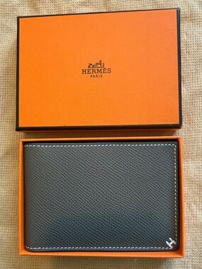 Hermes H Sellier Horizontal Wallet Calf Skin